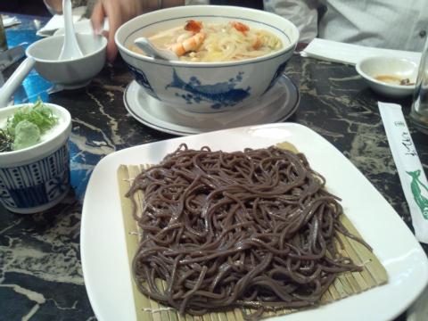 Zarusoba and Chanpon